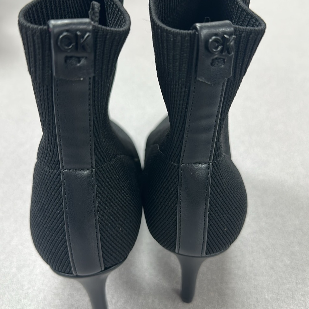 New Calvin Klein black Gabby sock heel boots size 6 - Picture 5 of 6